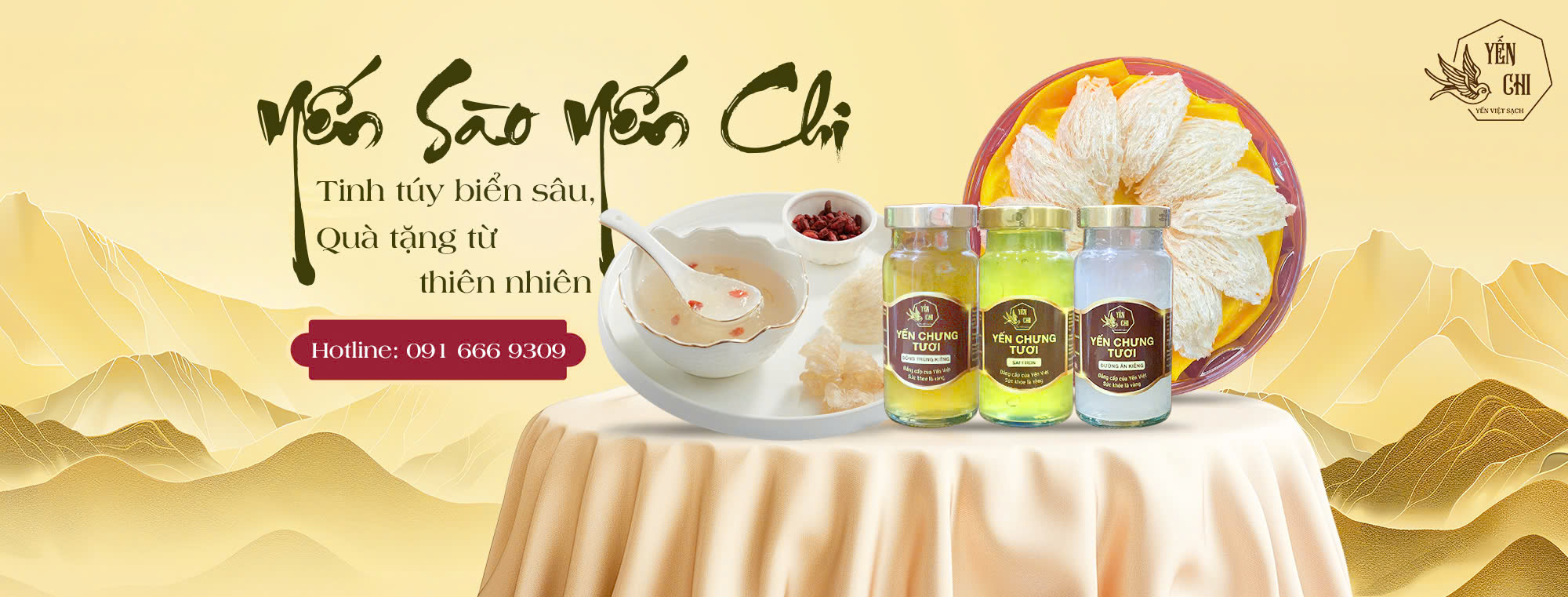 Các sản phẩm yến sào của Yến Chi có mẫu mã đẹp và chất lượng cao Các sản phẩm yến sào của Yến Chi có mẫu mã đẹp và chất lượng cao